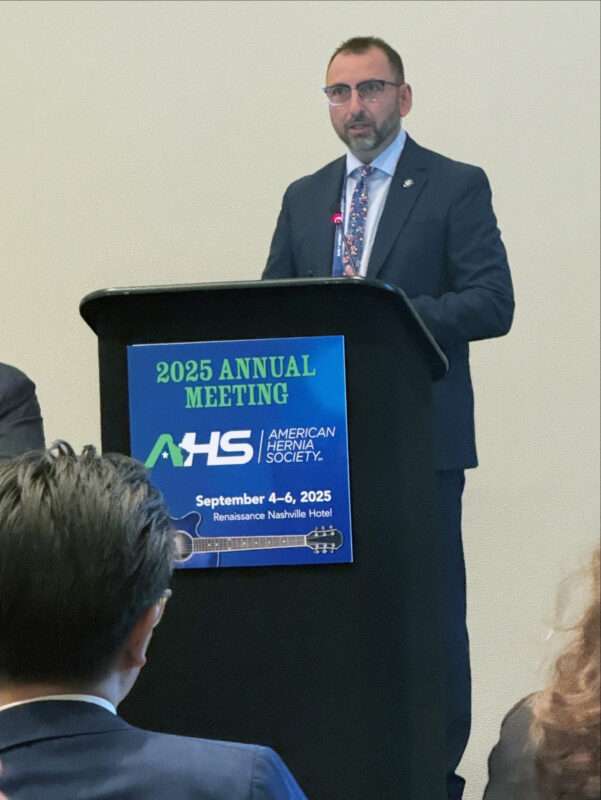 Dr. Lucian Panait Presents at American Hernia Society Meeting
